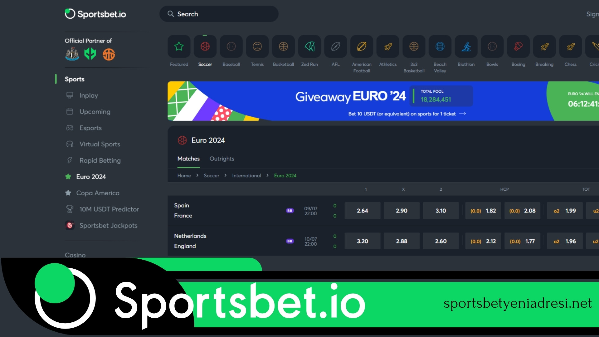 Sportsbet.io Yeni Adres